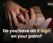 'X' sign on palm meaning