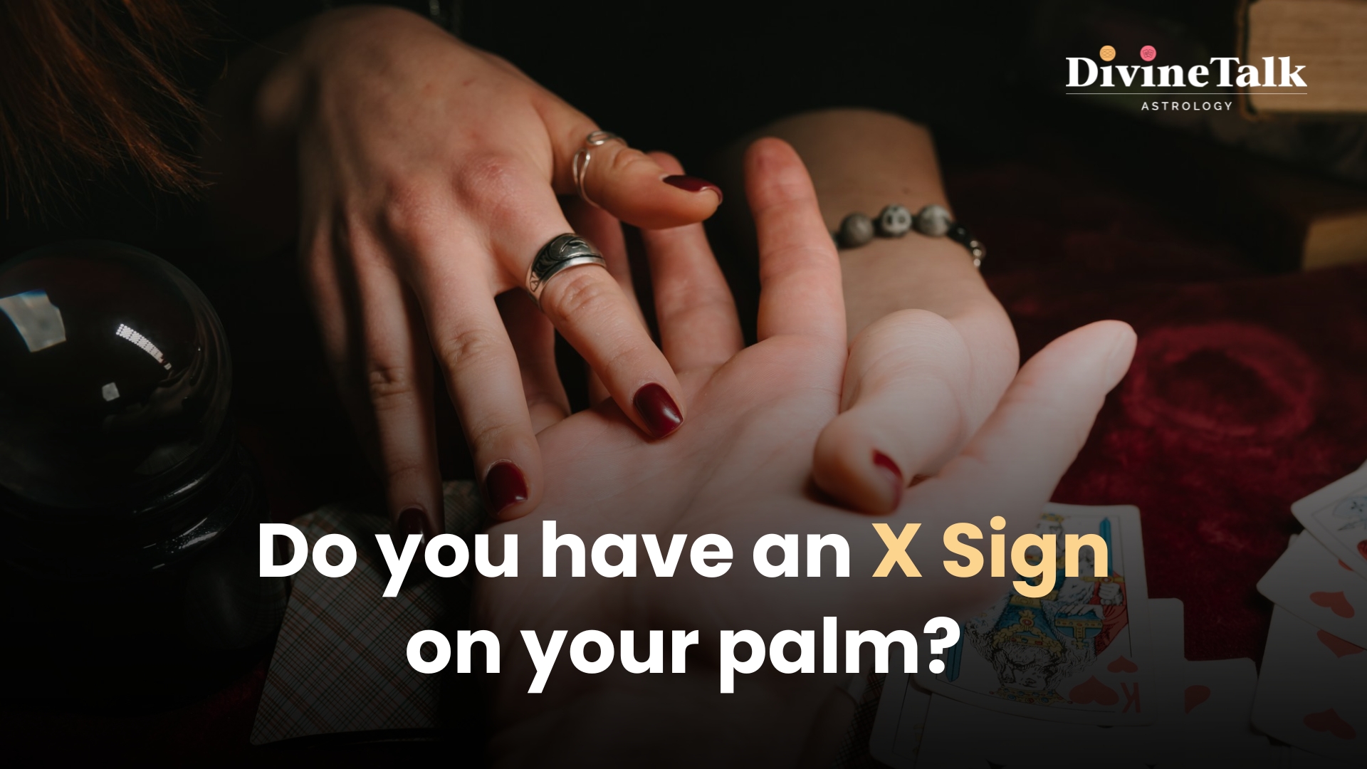 'X' sign on palm meaning