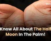 half moon sign on palm meaning